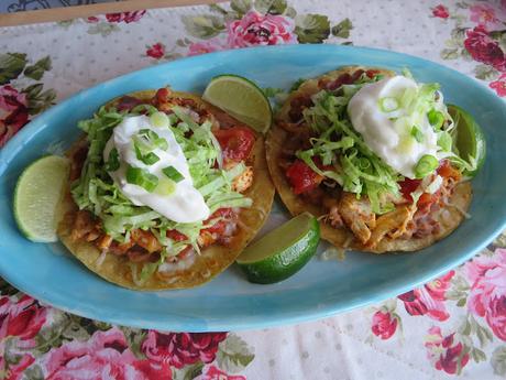 Chicken Tostadas