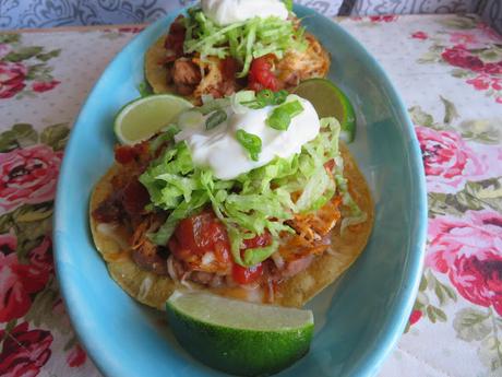 Chicken Tostadas