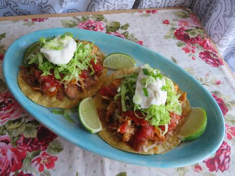 Chicken Tostadas