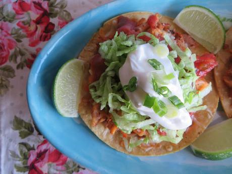 Chicken Tostadas