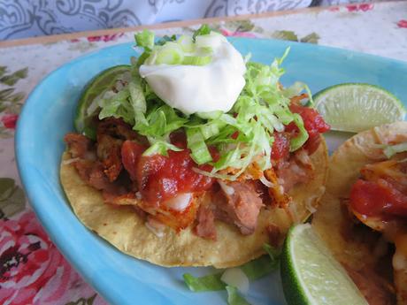 Chicken Tostadas