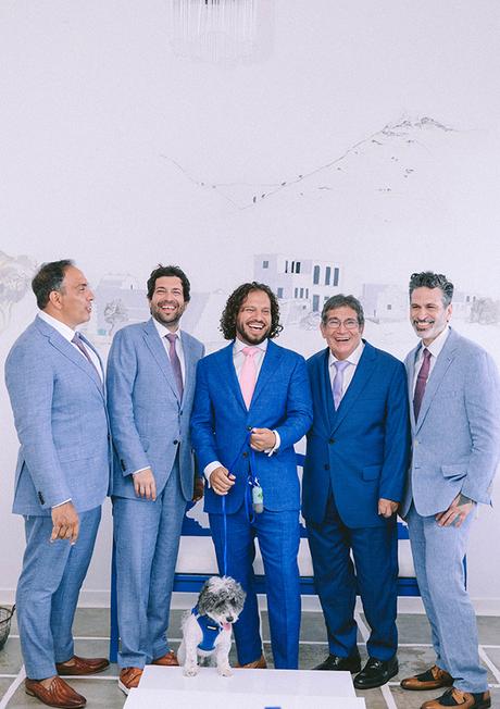 Modern summer wedding in Sifnos with bougainvillea in fuchsia hues │ Demetra & Panayiotis modern-summer-wedding-sifnos-bougainvillea-fuchsia-hues_18