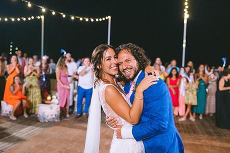 Modern summer wedding in Sifnos with bougainvillea in fuchsia hues │ Demetra & Panayiotis modern-summer-wedding-sifnos-bougainvillea-fuchsia-hues_72