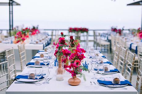 Modern summer wedding in Sifnos with bougainvillea in fuchsia hues │ Demetra & Panayiotis modern-summer-wedding-sifnos-bougainvillea-fuchsia-hues_50x