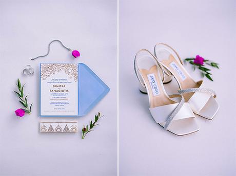 Modern summer wedding in Sifnos with bougainvillea in fuchsia hues │ Demetra & Panayiotis modern-summer-wedding-sifnos-bougainvillea-fuchsia-hues_10_1