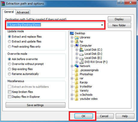 How to Open RAR/Zip Files