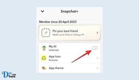 How to Unpin and Remove My AI on Snapchat