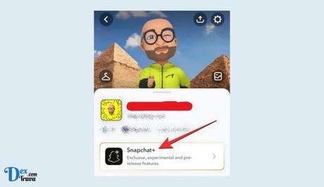 Access the Snapchat+ membership card