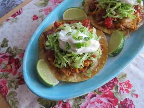 Chicken Tostadas