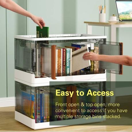 SAVE - 2Pcs Stackable Storage Bins