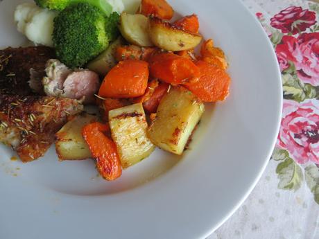 Roasted Turkey Thighs with Garlic Herb Butter