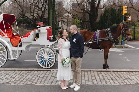 Charmaine and Lukas’ Elopement Wedding on Bow Bridge