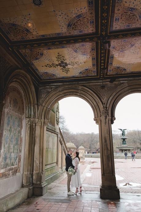 Charmaine and Lukas’ Elopement Wedding on Bow Bridge