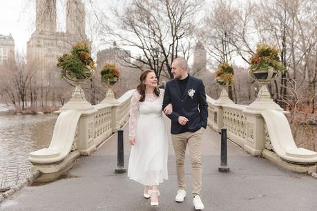 Charmaine and Lukas’ Elopement Wedding on Bow Bridge