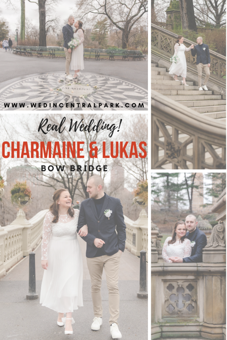 Charmaine and Lukas’ Elopement Wedding on Bow Bridge