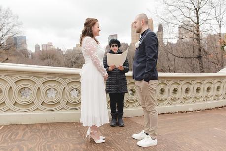 Charmaine and Lukas’ Elopement Wedding on Bow Bridge