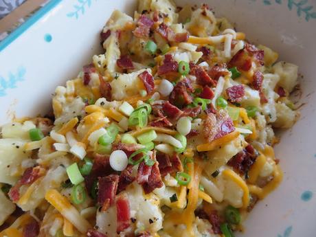 Loaded Baked Potato Casserole for two