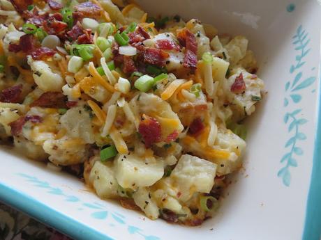 Loaded Baked Potato Casserole for two