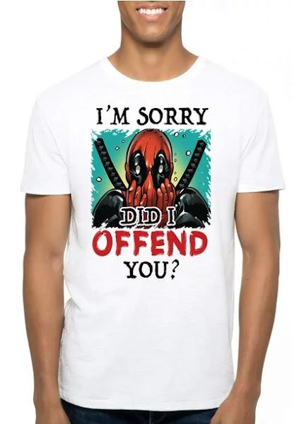 SAVE - Deadpool 'Did I Offend You' Graphic T-shirt