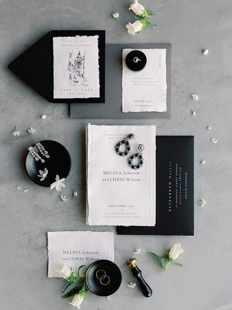 Black and White wedding inspiration at the Courti Estate with the most gorgeous details black-white-wedding-inspiration-courti-estate-gorgeous-details_05