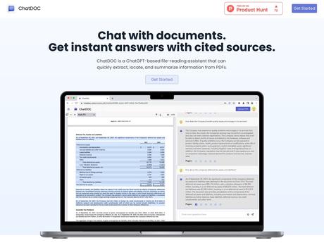 ChatDOC is based on ChatGPT file reading assistant to improve reading and learning efficiency