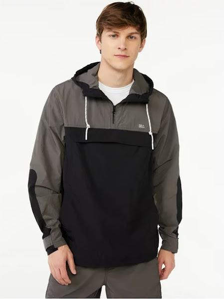 SAVE - Men's Colorblocked Nylon Anorak Jacket