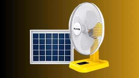 This solar fan runs for 10-18 hours even without electricity, it is charged by sunlight, know what is the cost