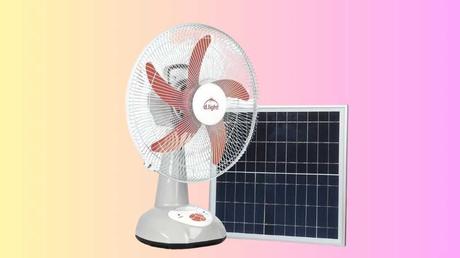 This solar fan runs for 10-18 hours even without electricity, it is charged by sunlight, know what is the cost