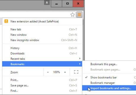 How to Export Chrome Bookmarks