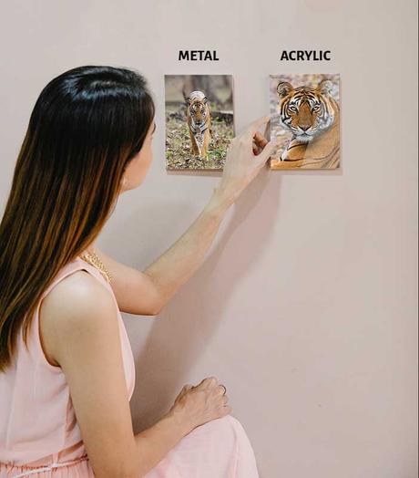 choosing acrylic vs metal photo print