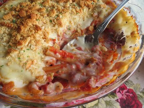 Macaroni with Tomatoes and Cheese