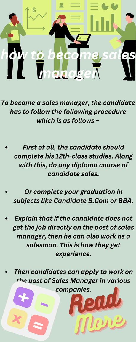 How to Become Sales Manager How to Become Sales Manager