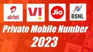 Private Mobile Number in India