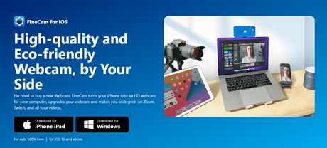 FineCam Review 2023: Best Webcam Software for iPhone and Windows?