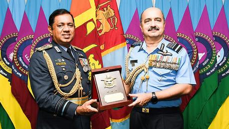 CHIEF OF INDIAN AIR FORCE, AIR CHIEF MARSHAL VIVEK RAM CHAUDHARI CALLS ON THE COMMANDER
