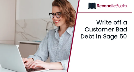 Write Off a Customer Bad Debt in Sage 50