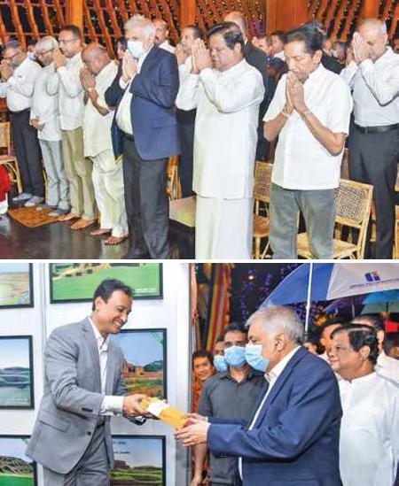 President inaugurates  ‘Buddha Rashmi’ Vesak Zone