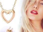 Hollow Heart-Shaped Necklace