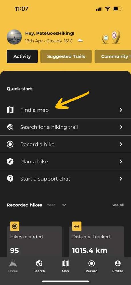 Managing your map layers on HiiKER