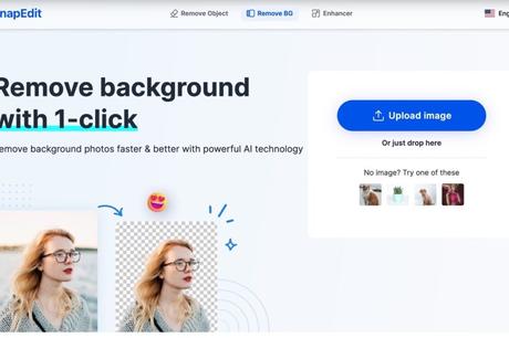 SnapEdit Remove BG uses AI to automatically remove the back of the picture and quickly replace it with other backgrounds