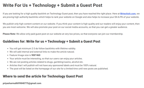 Guest Blogging