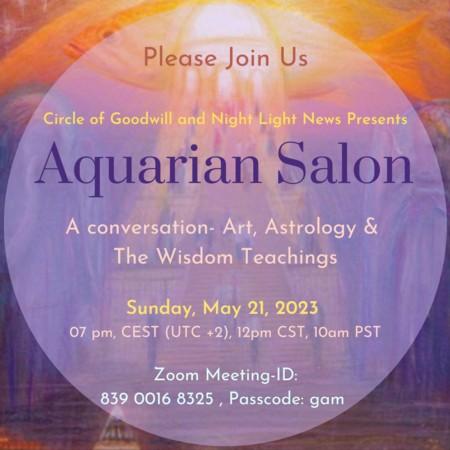 Aquarian Salon. A conversation – Art, Astrology & Wisdom Teachings
