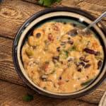 Cheesy Mexican 3-Bean Soup