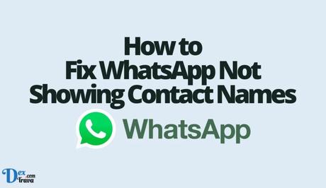 How to Fix WhatsApp Not Showing Contact Names