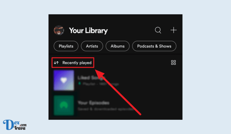 Recently Played Logo