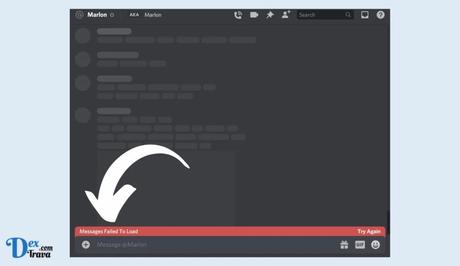 Discord Messages Failed Logo