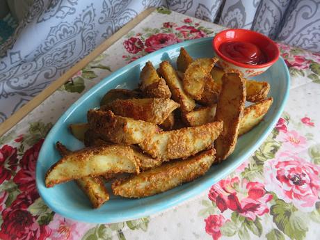 Seasoned Baked Potato Wedges