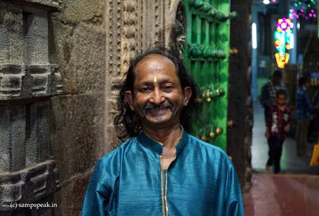 the interesting Mridangam artiste !