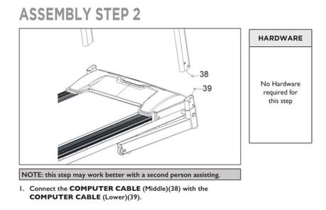 XTERRA TR150 Folding Treadmill Machine - Assembly instructions