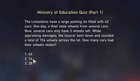 Honkai Star Rail Ministry of Education Quiz Part 1 Answer